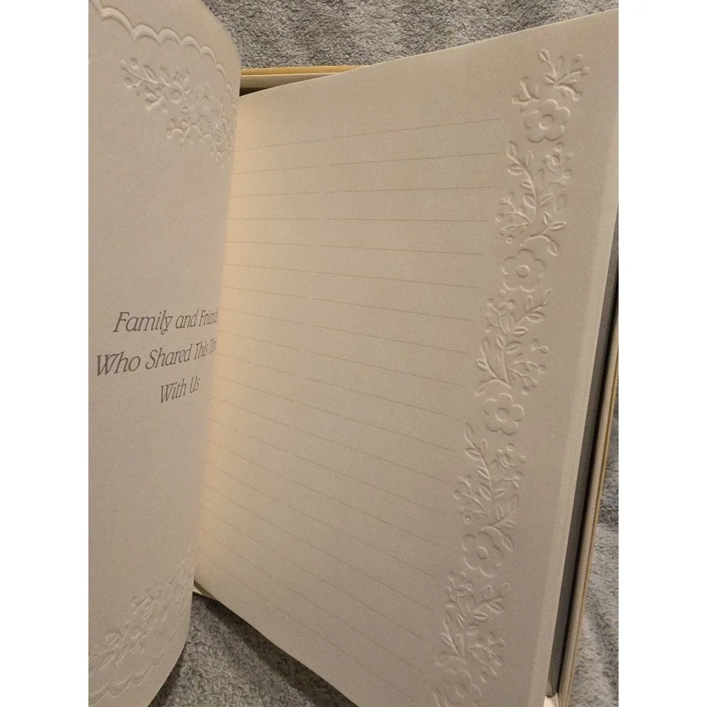 C.R. Gibson Our 25th Wedding Anniversary Keepsake Book Memories Silver With Box
